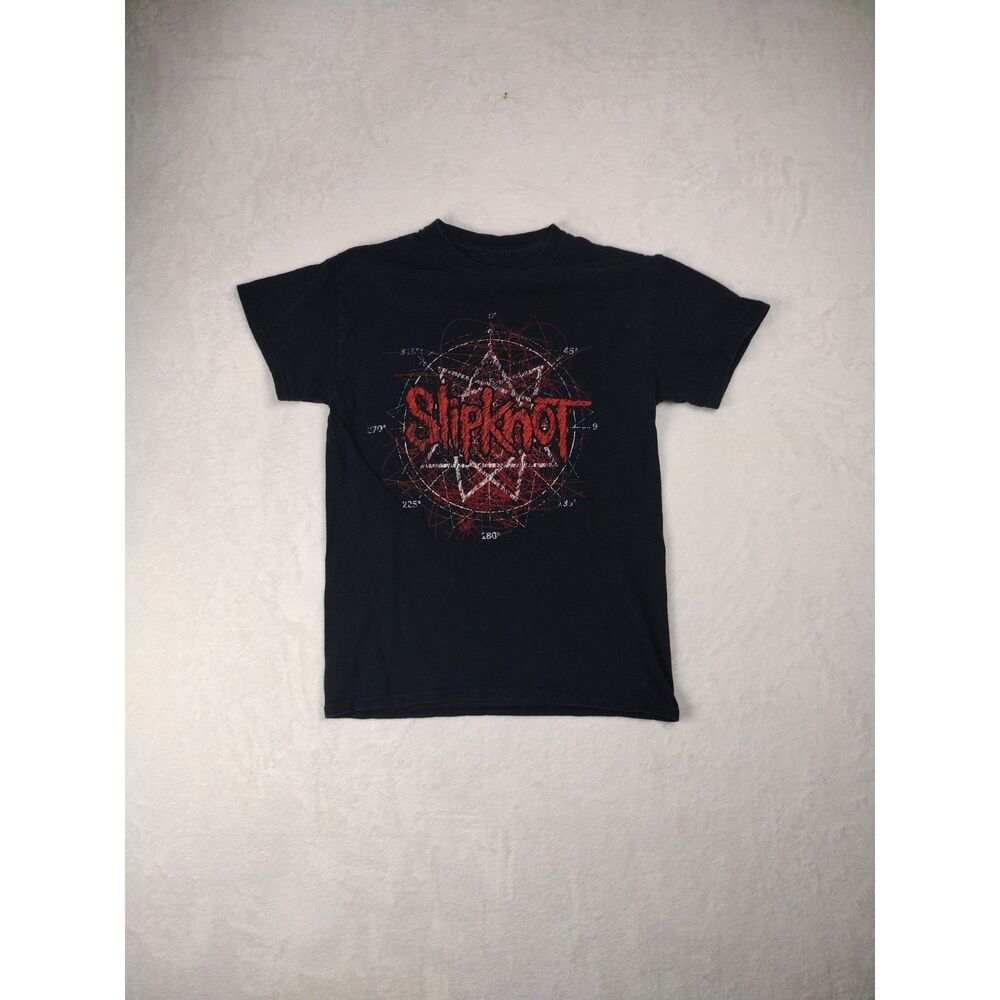 SLIPKNOT T Rock Shirt Black Dual Sided Logo Size‎ S